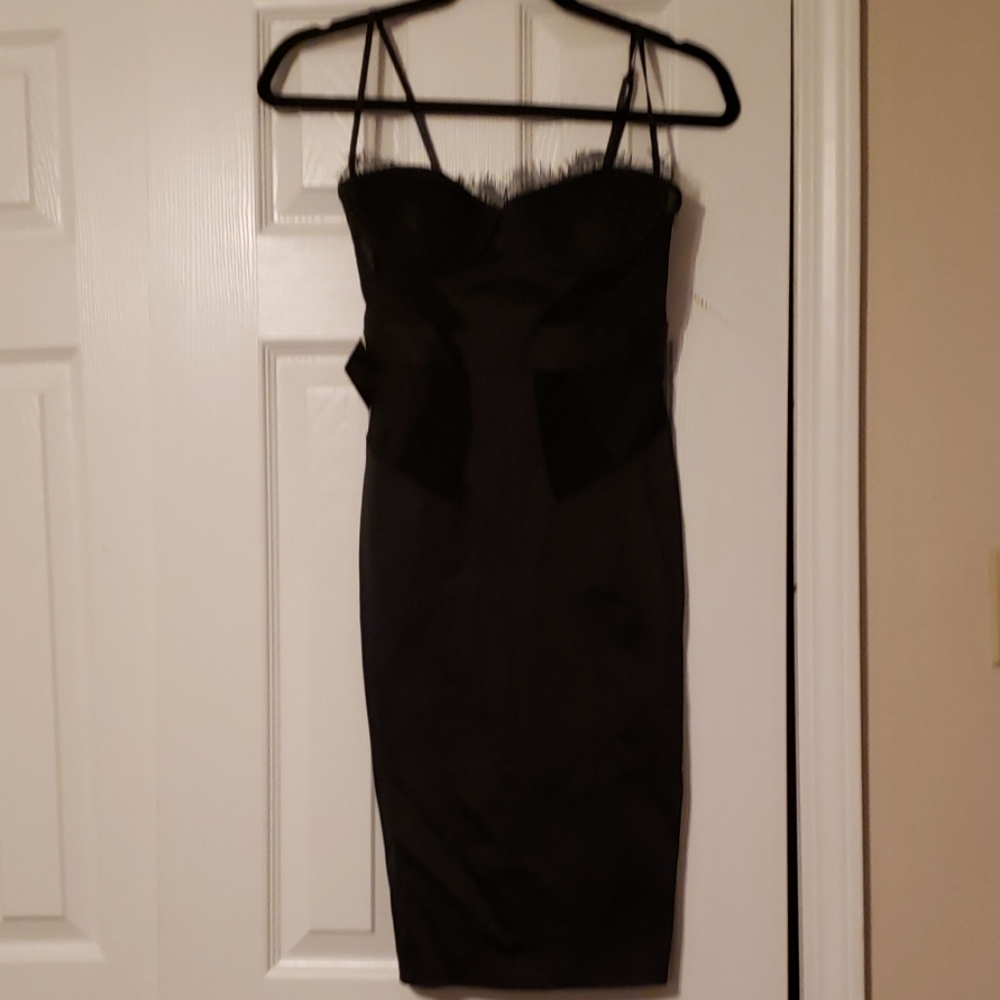 Black cocktail dress